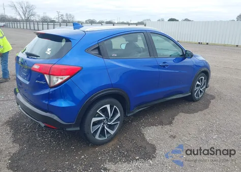 2019 Honda Hr-V Sport z USA, uszkodzony, nr VIN 3CZRU5H13KG702182